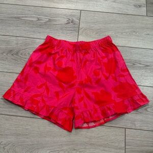 Kate Spade x Target Kid’s Red Floral High Waist Shorts